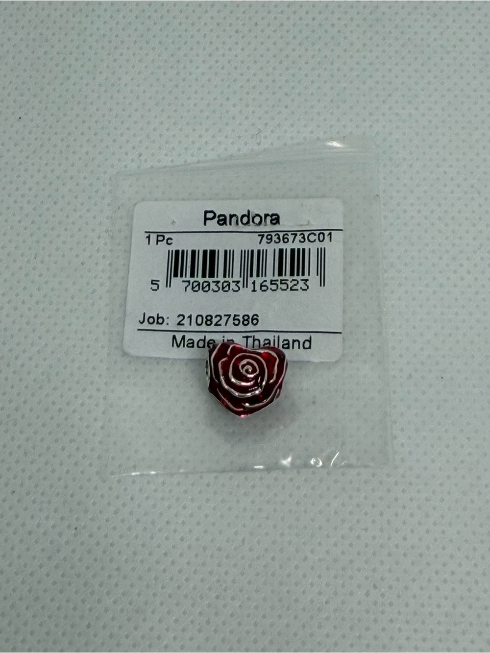 Pandora 793673C01 - Rose Heart Charm